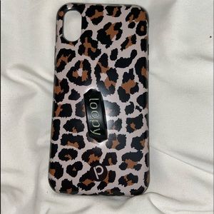 cheetah/leopard loopy case iphone x/xs